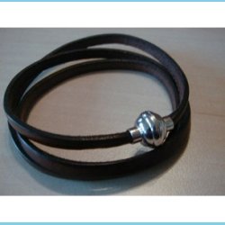 Italiensk Armbnd eller Halskde i Brunt