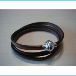 Italiensk Armbnd eller Halskde i Brunt