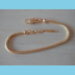 Guld Armbnd Bacio Italy