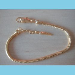 Guld Armbnd Bacio Italy