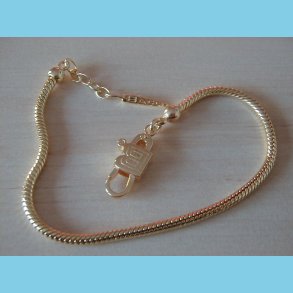 Guld Armbnd Bacio Italy