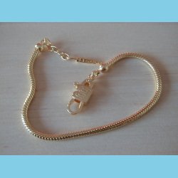 Guld Armbnd Bacio Italy