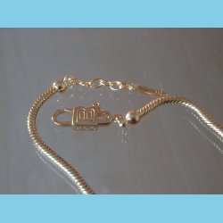 Guld Armbnd Bacio Italy