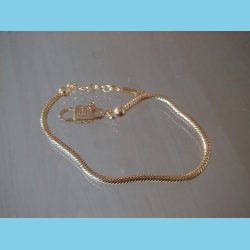 Guld Armbnd Bacio Italy