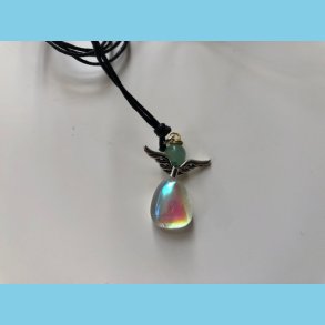 Engel Vedhng med Aventurin i ldersnor 