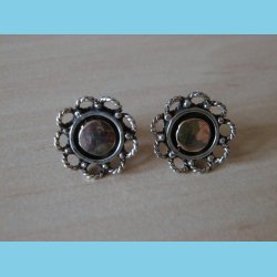 Blomster restik med 14 K Guld