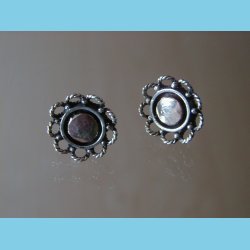 Blomster restik med 14 K Guld