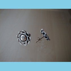 Blomster restik med 14 K Guld