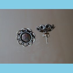 Blomster restik med 14 K Guld