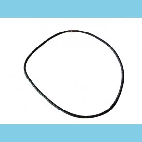 Flettet Lder Halskde