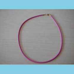 Pink Gummi Halsk�de