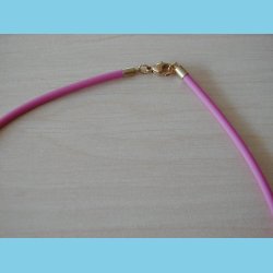 Pink Gummi Halsk�de