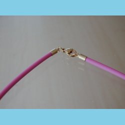 Pink Gummi Halsk�de