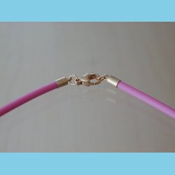 Pink Gummi Halsk�de