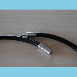 L�der Halsk�de 50 cm