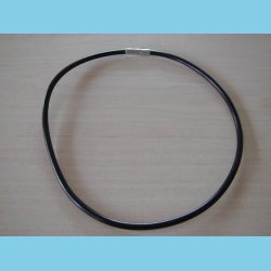 L�der Halsk�de 50 cm