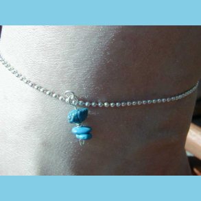 Ankelkde med bl sten