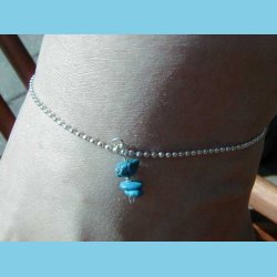 Ankelkde med bl sten