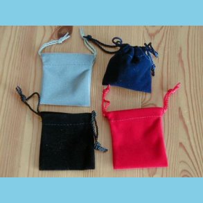 24 stk Fløjlsposer små