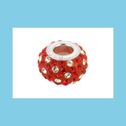 Swarovski Krystal Bacio Rd og Hvid