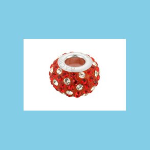 Swarovski Krystal Bacio Rd og Hvid