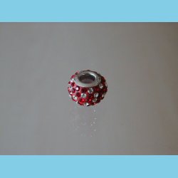 Swarovski Krystal Bacio Rd og Hvid