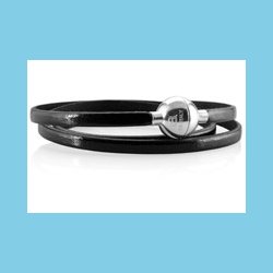 Bacio Masai Armbnd eller Halskde Sort