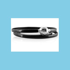 Bacio Masai Armbnd eller Halskde Sort