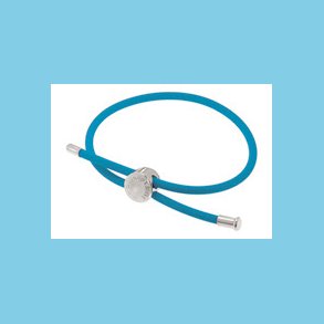 Bl Gummi Armbnd Bacio Junior til Brn