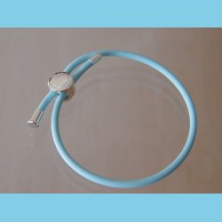 Bl Gummi Armbnd Bacio Junior til Brn