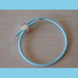 Bl Gummi Armbnd Bacio Junior til Brn