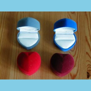 48 stk Luksus Smykke/Gaveske Hjerteformet Ringsk