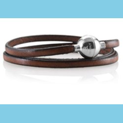 Bacio Masai Armbnd eller Halskde Brun