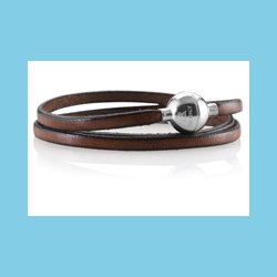 Bacio Masai Armbnd eller Halskde Brun