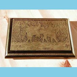 24 Karat Oval Guld&aelig;ske