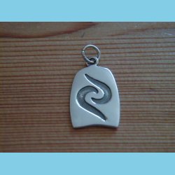 Vedhng med 2 smukke tegn