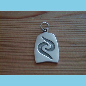 Vedhng med 2 smukke tegn