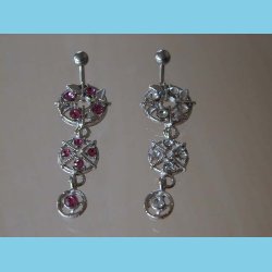 Banan stav med 3 Blomster og blade