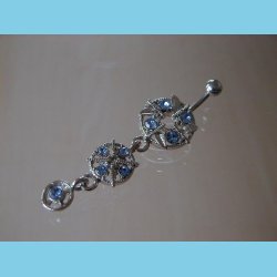 Banan stav med 3 Blomster og blade