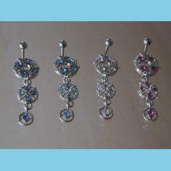 Banan stav med 3 Blomster og blade