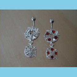 Banan stav med 2 Blomster og blade