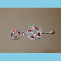 Banan stav med 2 Blomster og blade