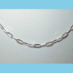 Oval Rings Halsk�de 45 cm