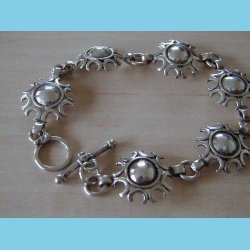 S�lvarmb�nd med 6 Cirkler