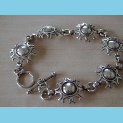 S�lvarmb�nd med 6 Cirkler