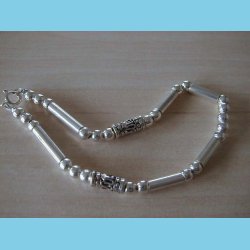 Slvarmbnd med Rr og Perler