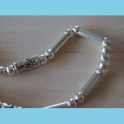 Slvarmbnd med Rr og Perler