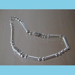 Slvarmbnd med Rr og Perler