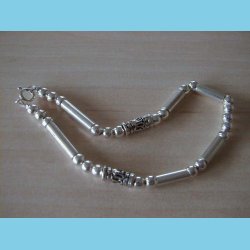 Slvarmbnd med Rr og Perler