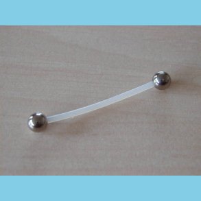 Lbesmykke med Kugler i Titanium